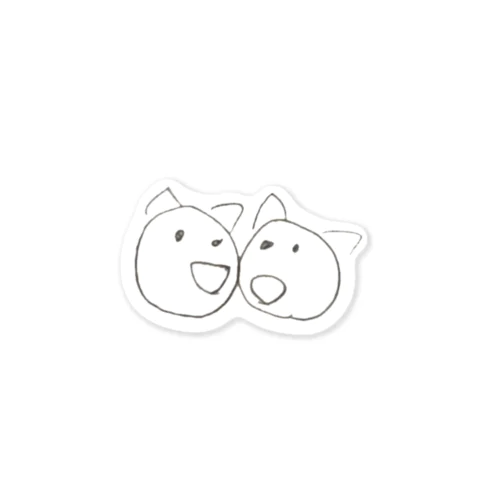 2ひきのねこ Sticker