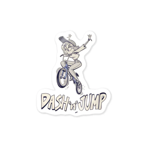 "DASH 'n' JUMP" Sticker