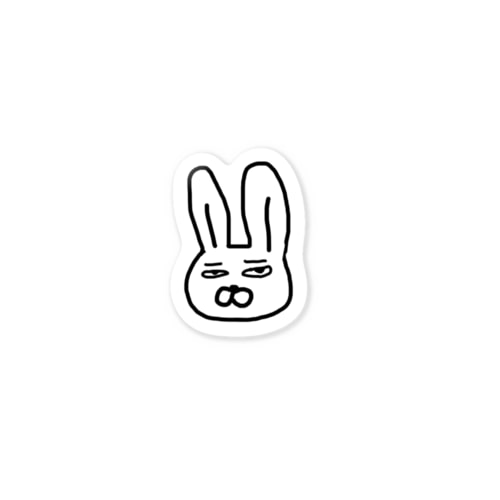 不機嫌うさぎ Sticker