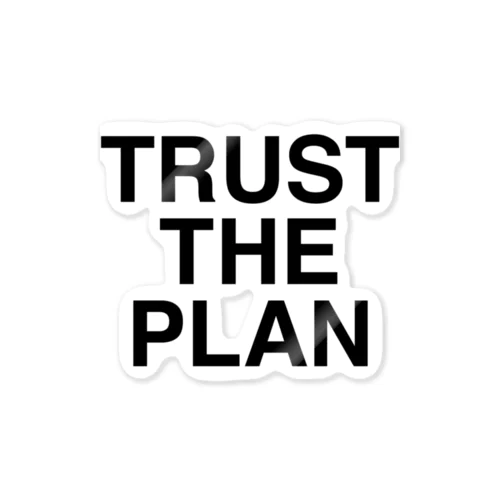 TRUST THE PLAN-QAnon- Sticker