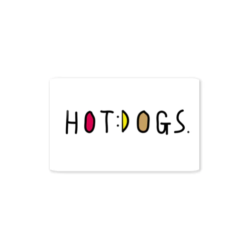 HOTDOGS Sticker