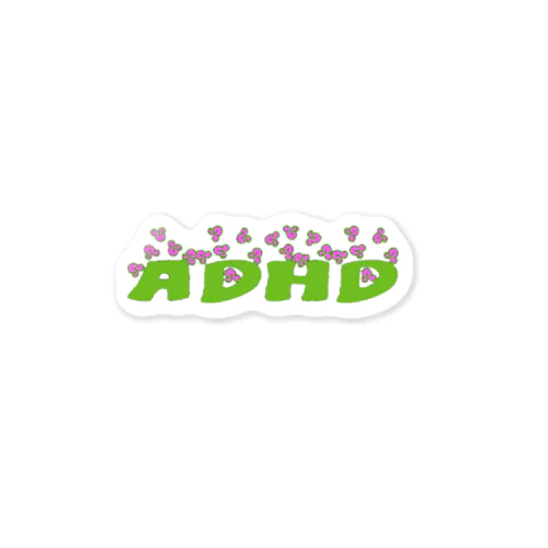 A.D.H.D Sticker