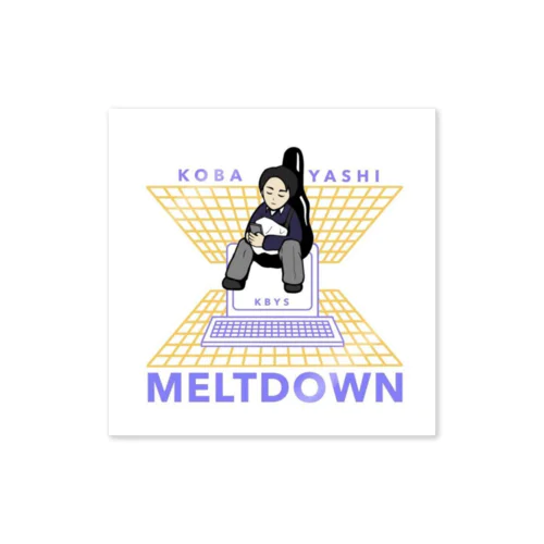 KOBAYASHI MELTDOWN STICKER ver.1 Sticker