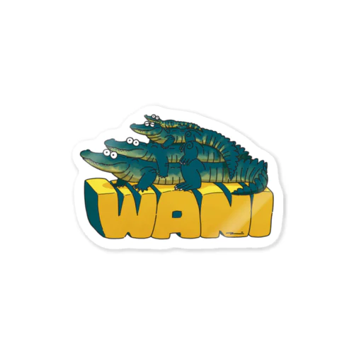 WANIワニ Sticker