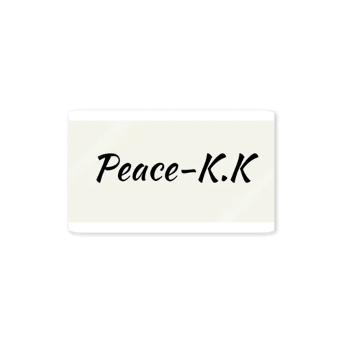 peace-k.k Sticker