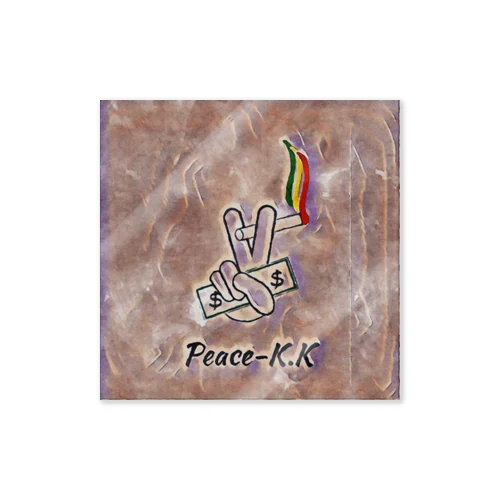 peace-k.k Sticker