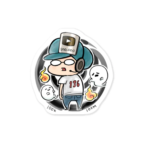 136-MH-KJ Sticker