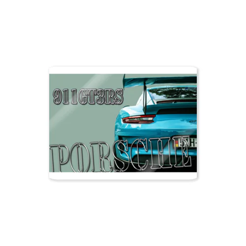 PORSCHE　911GT3RS Sticker