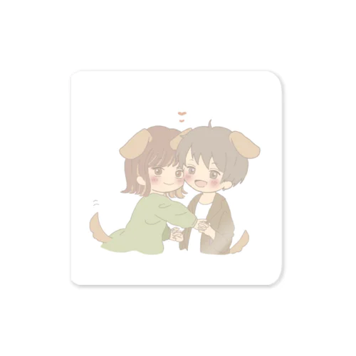 わんわんカップル Sticker