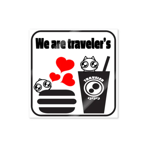 TRAVELER999 キャラ Sticker