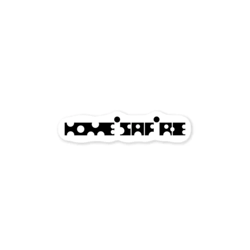 HOME IS A FIRE LOGO 2022 ステッカー