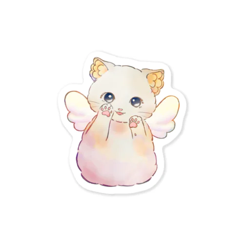 天使にゃん.˚ʚ ましゅまろ ɞ˚. Sticker