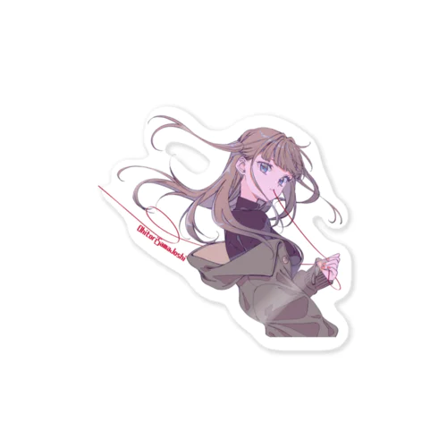 おひとりさま女子ちゃん3 Sticker