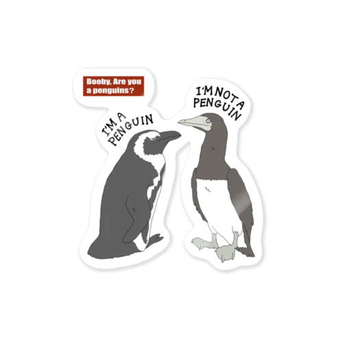 NOT A PENGUIN ステッカー Sticker