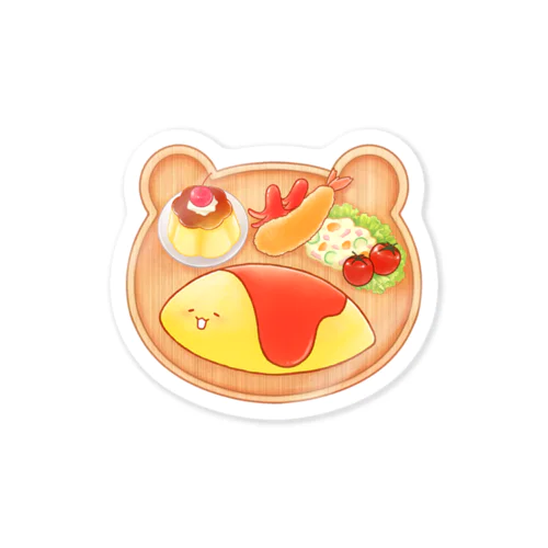 お子様ランチなオムライス Sticker