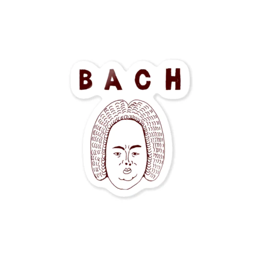 バッハマニア限定デザイン「BACH」（Tシャツ・パーカー・グッズ・ETC） Sticker