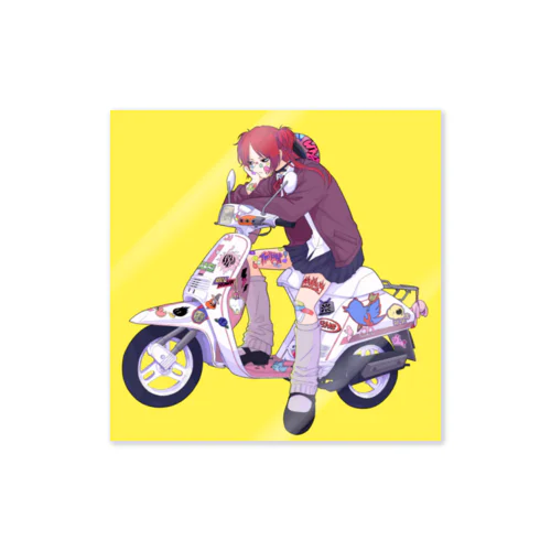 原付ちゃん Sticker