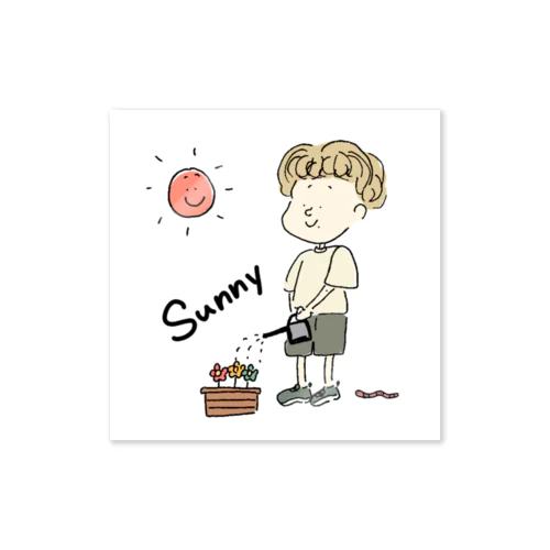 Sunny day ステッカー