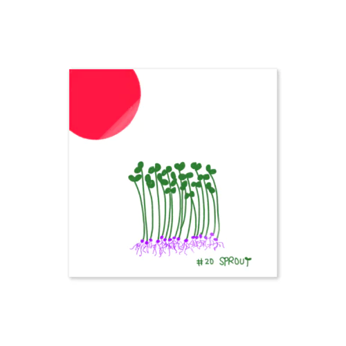 20 Sprout Sticker