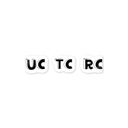 身にまとうUC TC  RC Sticker