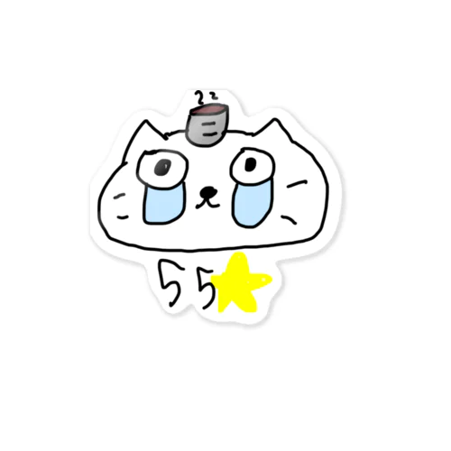 湯のみおやじ Sticker