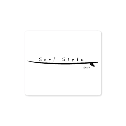 surf & wave ステッカー