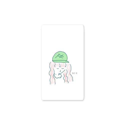 メロンパンが主食の女 Sticker