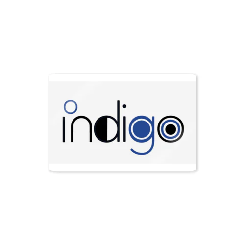 indigo Sticker