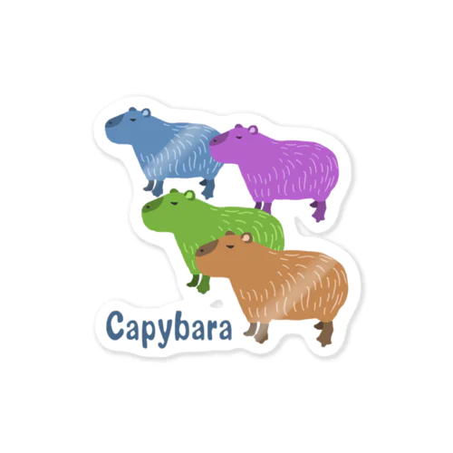 Capybara Sticker