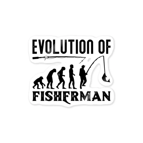 釣り人進化論 ステッカー