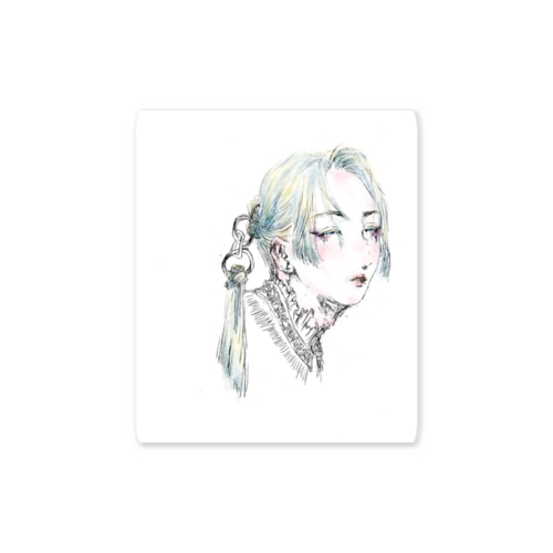 少女少年 カラー Sticker