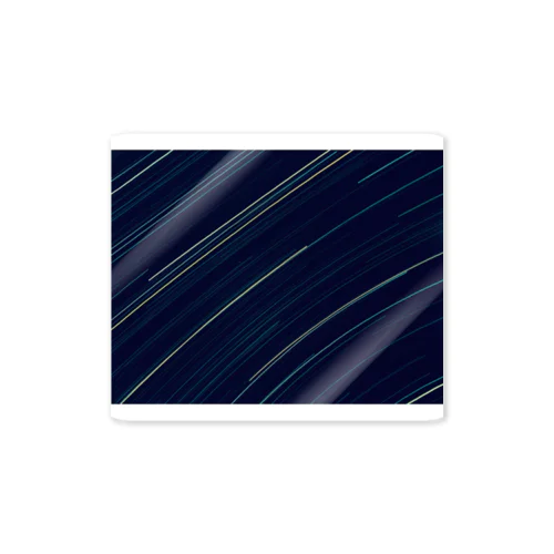 Star trail Sticker