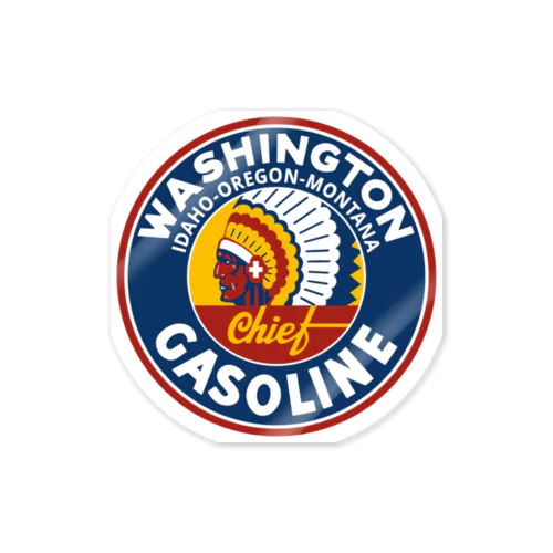 Washington Chief Gasoline Sticker