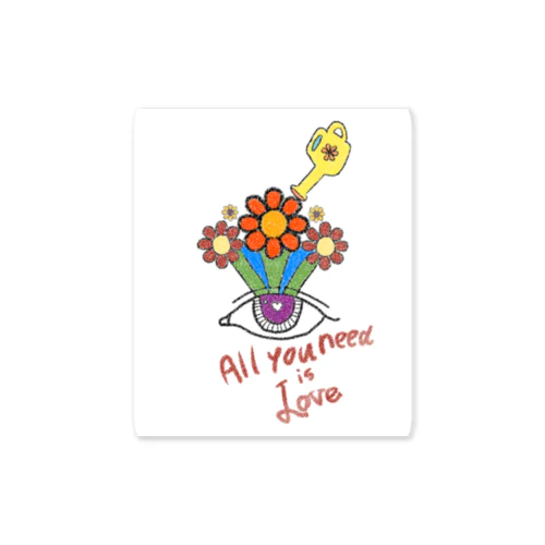 All you need is love! Sticker