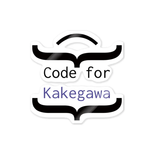 Code for Kakegawa Logo Goods Sticker