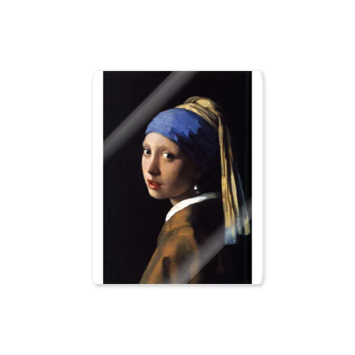 Girl with a Pearl Earring Sticker