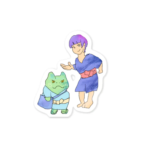 俺の相棒かえる A few minutes Sticker