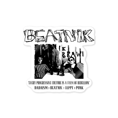 Beatnik Sticker