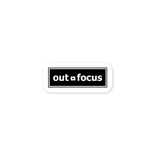 out focus　ステッカー② Sticker