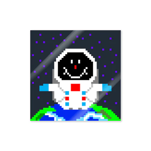 ＃22 Astronaut-Man Sticker