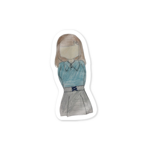 寒色少女 Sticker