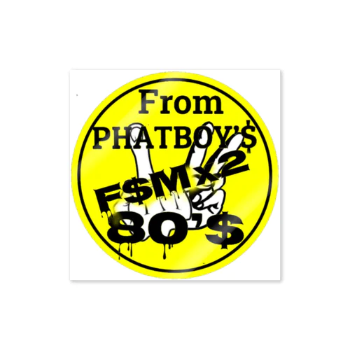 PHAT BOY'$ステッカー&マルチcase Sticker