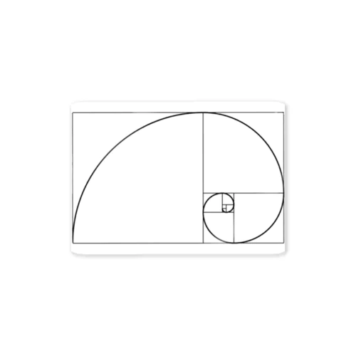 黄金比かも⁈ ステッカー