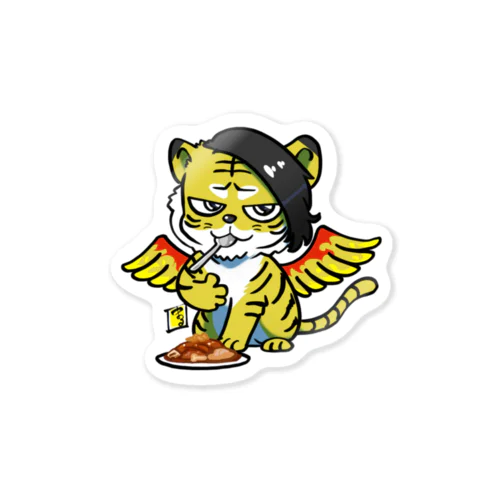 為虎添翼   MARUFUJI TIGER PHENIX Sticker