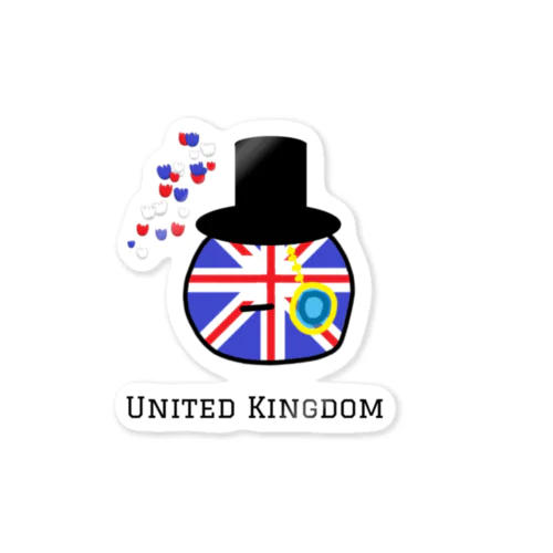 ぶりかす（United Kingdom） Sticker