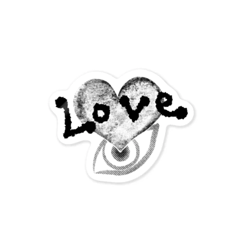 瞳に映るLOVE❤︎ Sticker