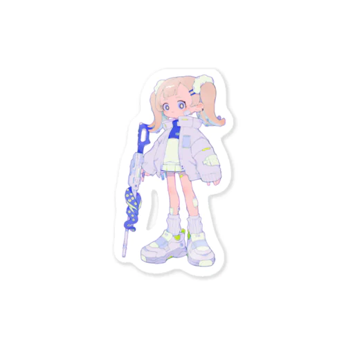 Octopus girl  Sticker