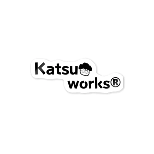 カツオワークス　ワンポイント② Sticker