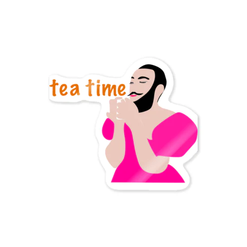 tea time Sticker