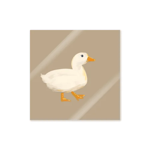 Duck鴨カモ Sticker